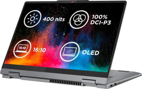 Notebook Lenovo IdeaPad 5 2-in-1 14IRH9 Luna Grey kovový + aktivní stylus Lenovo