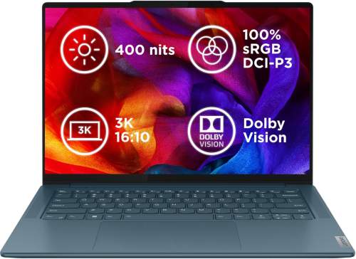 Lenovo Yoga Pro 7 14AHP9 zelená / 14.5" 3K / AMD Ryzen 7 8845HS 3.8GHz