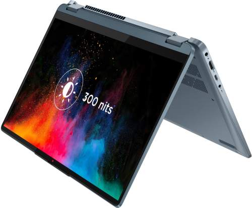 Lenovo IdeaPad FLEX 5 Ryzen 7 5700U/16GB/SSD 1TB/14"/IPS/WUXGA/multitouch/lesklý/300nitů/pero/FPR/WIN11 Home/modrá, 82R900F1CK