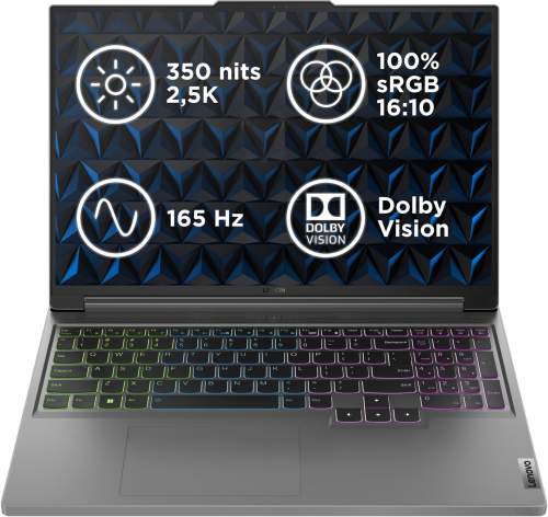 Herní notebook Lenovo Legion Slim 5 16ARP9 kovový + podložka pod myš