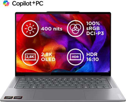 Lenovo Yoga Pro 7 14ASP9 Luna Grey celokovový + myš Yoga Pro