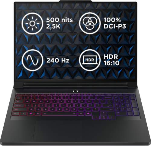 Lenovo Legion Pro 7 16IAX10H Eclipse Black kovový