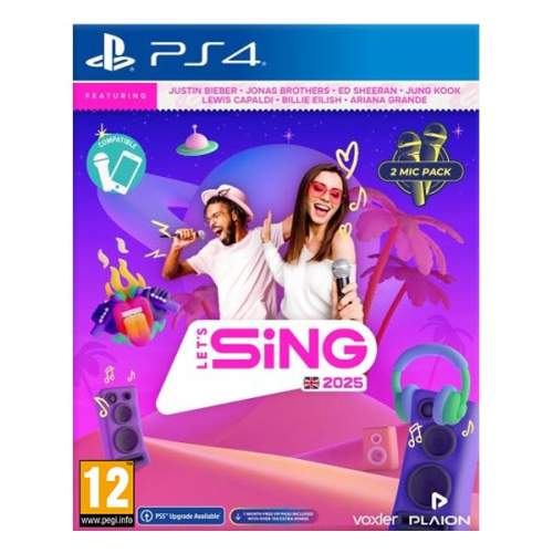 Let’s Sing 2025 + 2 mikrofony (PS4),