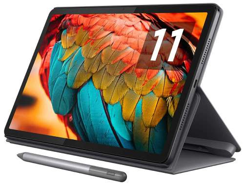 Tablet Lenovo Tab M11 8GB + 128GB Luna Grey + aktivní stylus Lenovo + Folio Case