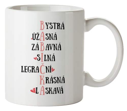 Keramický hrnek 350 ml v krabičce – babička
