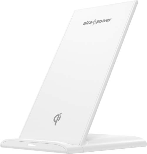 AlzaPower WF220 Wireless Fast Charger bílá