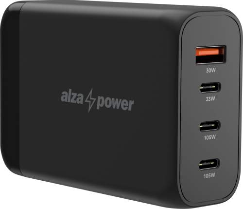 AlzaPower M420 Multi Charge Power Delivery 130W, černá