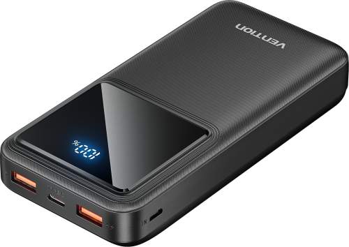 Vention 20000mAh 22.5W Portable Power Bank Black