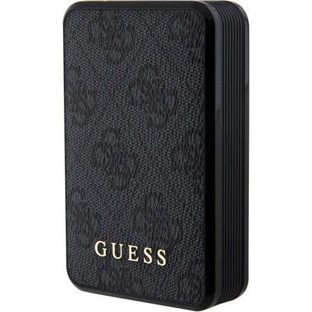Guess PU 4G Leather Powerbanka 10000mAh, černá