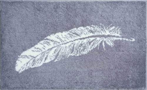 GRUND Koupelnová předložka PIUME šedá Rozměr: 70x120 cm