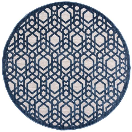 Modrý kulatý venkovní koberec ø 160 cm Oro - Flair Rugs