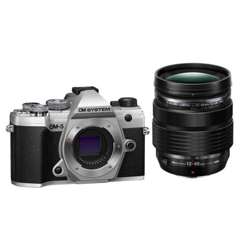 OM SYSTEM OM-5 stříbrný + 12-40 mm