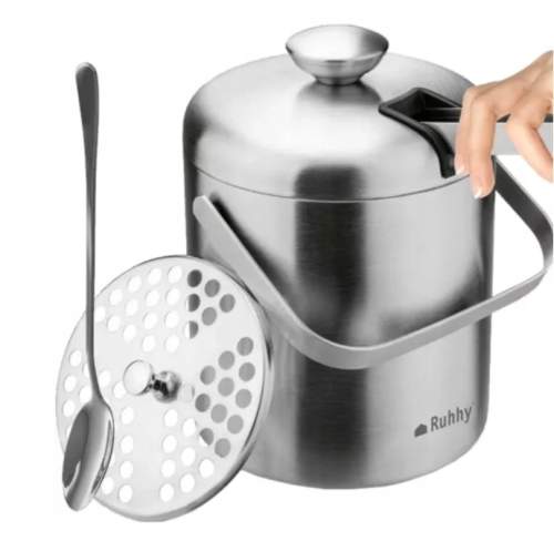 Kbelík na led - kleště + lžíce Ruhhy 21159