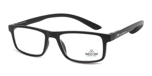 MONTANA EYEWEAR Brýle na čtení s úchytem za krk MNR3/+1,50 BLACK