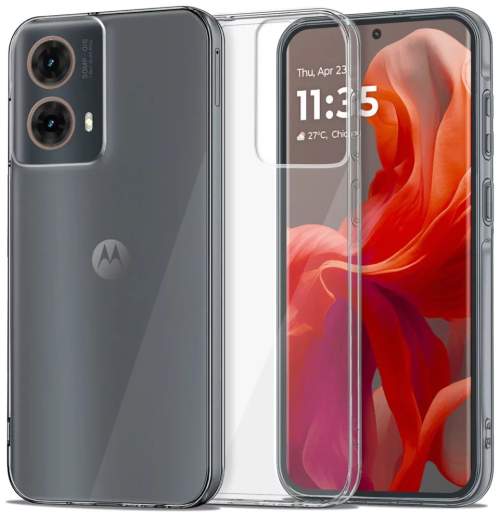 Silikonový obal na Motorola G85 5G 5G Tech-Protect FlexAir+ Transparentní