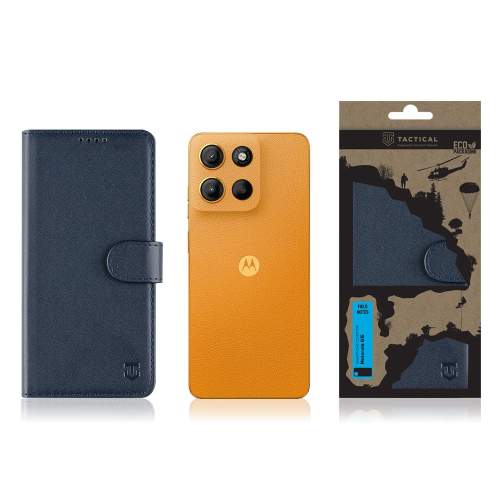 Knížkové pouzdro Tactical Field Notes pro Motorola G15 Blue