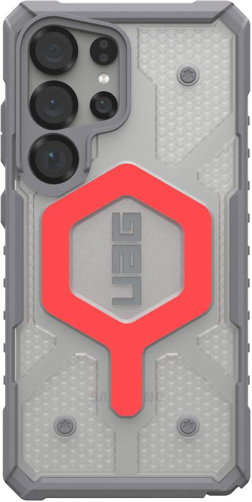 UAG Pathfinder Clear w/Magnet Active Lava Lanyard Samsung Galaxy S25 Ultra 2144831BV02