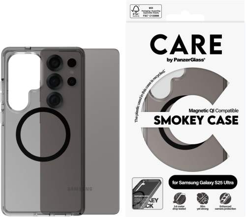 PanzerGlass CARE Samsung Galaxy S25 Ultra Smokey