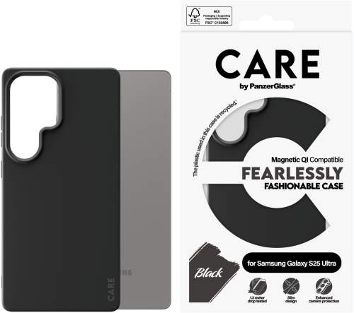 PanzerGlass® CARE kryt Samsung Galaxy S25 Ultra Fearlessly černý QI