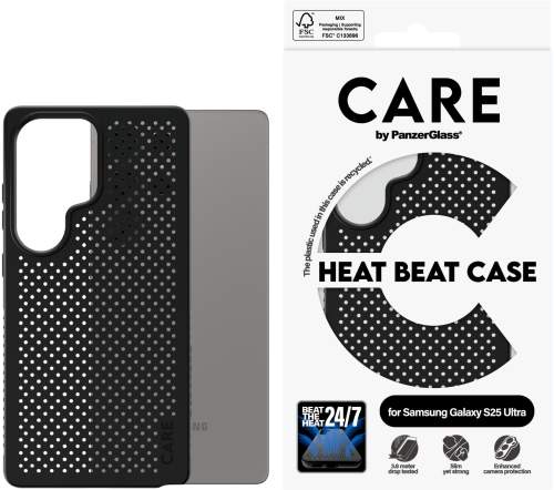 PanzerGlass CARE kryt Samsung Galaxy S25 Ultra Heat Beat