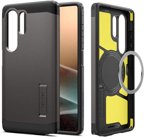 Spigen Tough Armor MagSafe kryt Samsung Galaxy S25 Ultra tmavě šedý