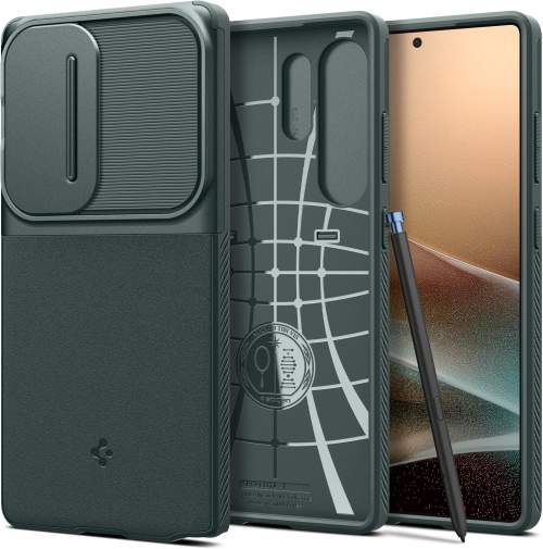 Spigen Optik Armor ochranný kryt pro Samsung Galaxy S25 Ultra abyss gr