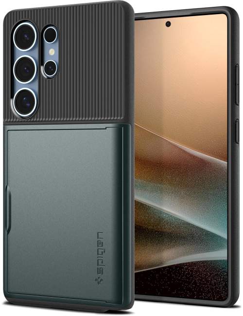 Spigen Slim Armor CS ochranný kryt pro Samsung Galaxy S25 Ultra abyss