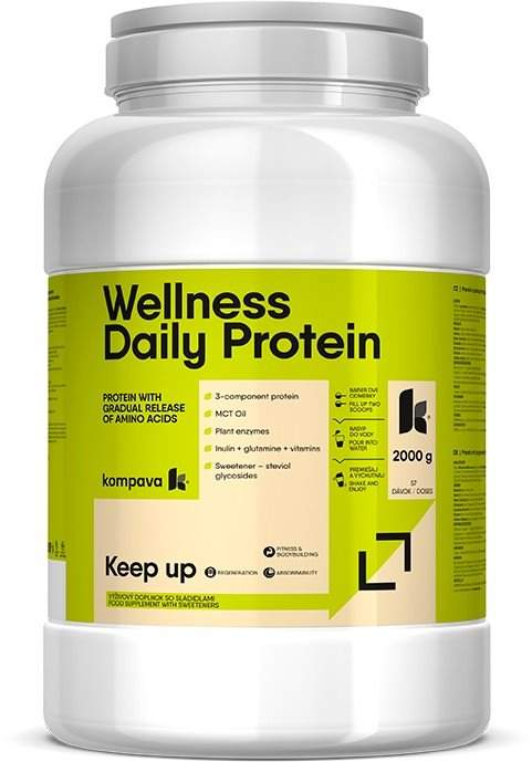 Kompava Wellness Daily Protein 2000 g vanilka