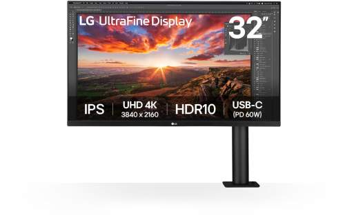 LG 32UN880K počítačový monitor 81,3 cm (32") 3840 x 2160 px 4K Ultra HD Černá 32UN880K