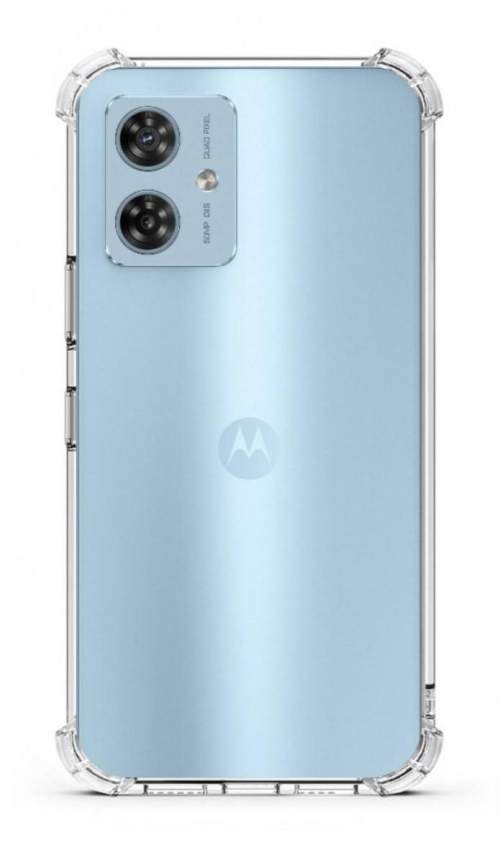 Odolný zadní kryt TopQ na mobil Motorola Moto G54 5G průhledný