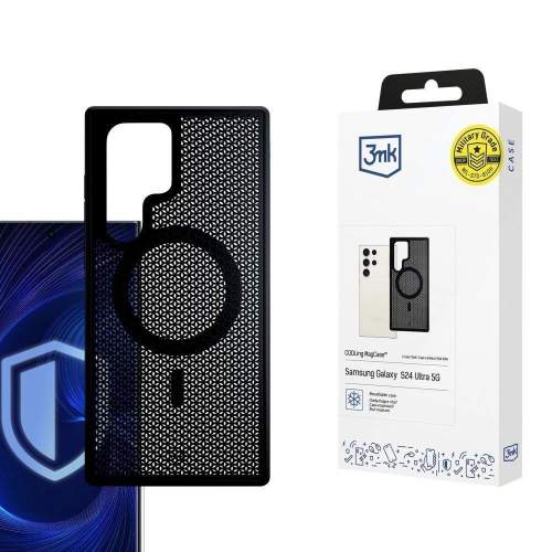 Zadní kryt 3mk COOLing MagCase pro Samsung Galaxy S25 Ultra, černá