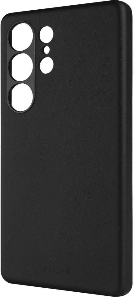 Kožený zadní kryt FIXED MagLeather s podporou MagSafe pro Samsung Galaxy S25 Ultra, černý