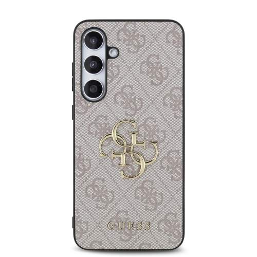 Pouzdro GUESS pro SAMSUNG S24 FE GUHCS24FE4GMGPI (HC PU 4G Big Metal Logo) růžové