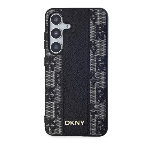 Kryt DKNY PU Leather Checkered Pattern Magsafe Case for Samsung Galaxy S24+ Black (DKHMS24MPCPVSLK)