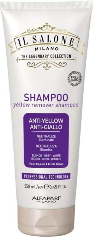 Alfaparf Milano Il Salone Milano Anti-yellow fialový šampon neutralizující žluté tóny 250 ml