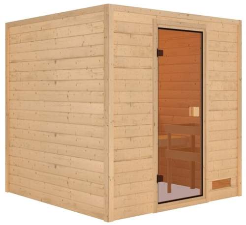 Interiérová finská sauna 195x195 cm Lanitplast