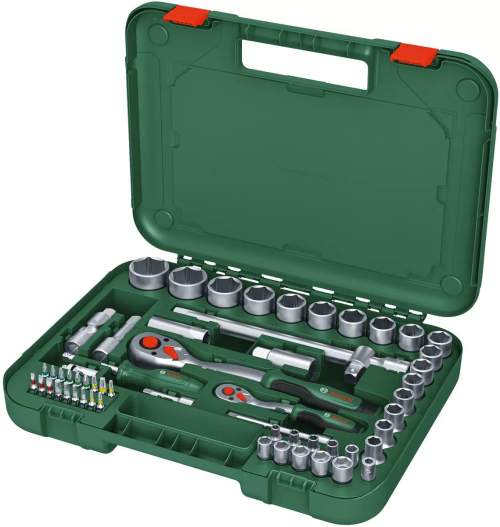 BOSCH DIY 1/2" a 1/4" 57dílná kombinovaná GOLA sada s ráčnou Home & Garden