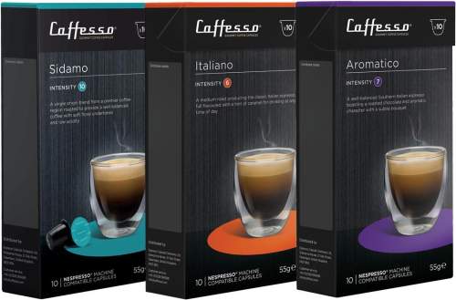Caffesso Balíček kapslí Sidamo, Italiano a Aromatico