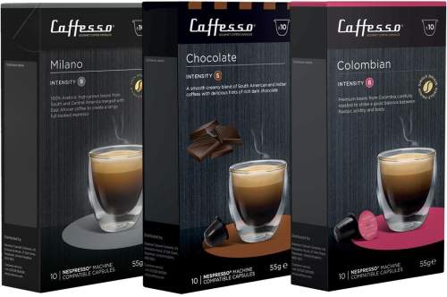 Caffesso Balíček kapslí Milano, Chocolate a Colombian