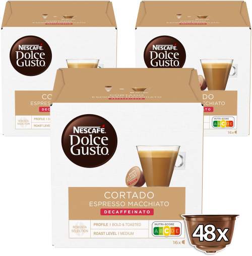 NESCAFÉ® Dolce Gusto® Cortado Decaffeinato - 48 kapslí