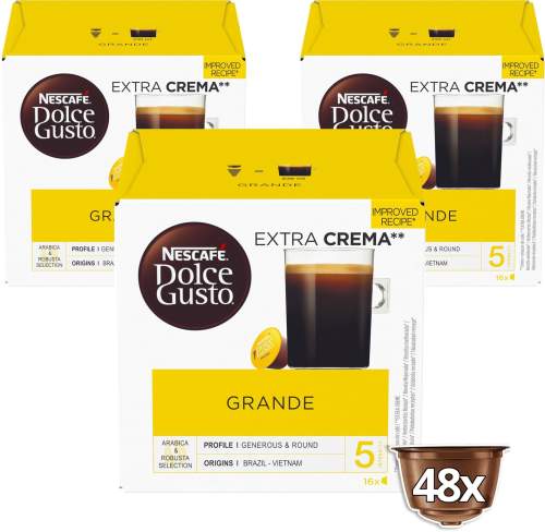 Kávové kapsle NESCAFÉ® Dolce Gusto® Grande - 48 kapslí