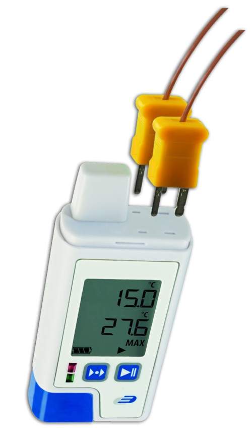 TFA Dostmann TFA 31.1060.02; LOG200 TC; USB Datalogger s displejem | měření teploty | 2x externí vstup | PDF výstup
