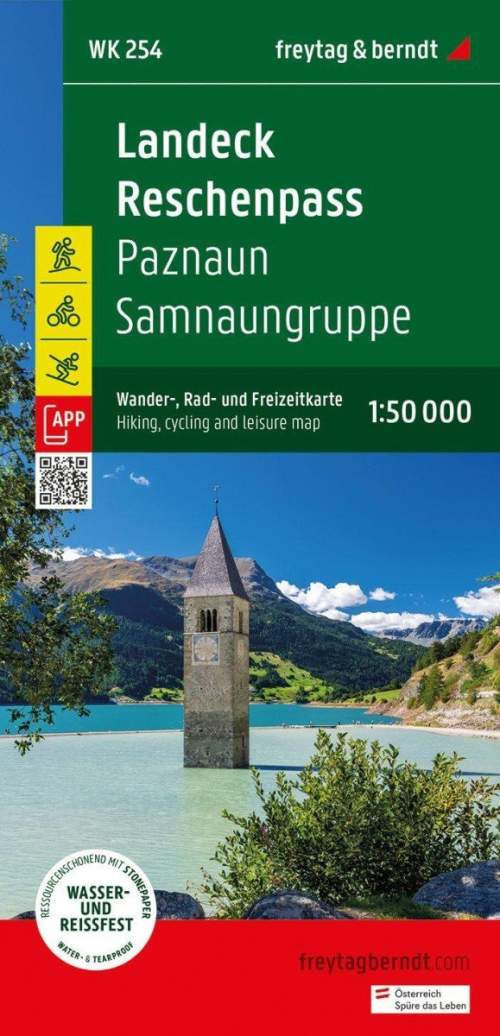 Landeck - Reschenpass Hiking, Cycling & Leisure Map - ()(Sheet map, folded)