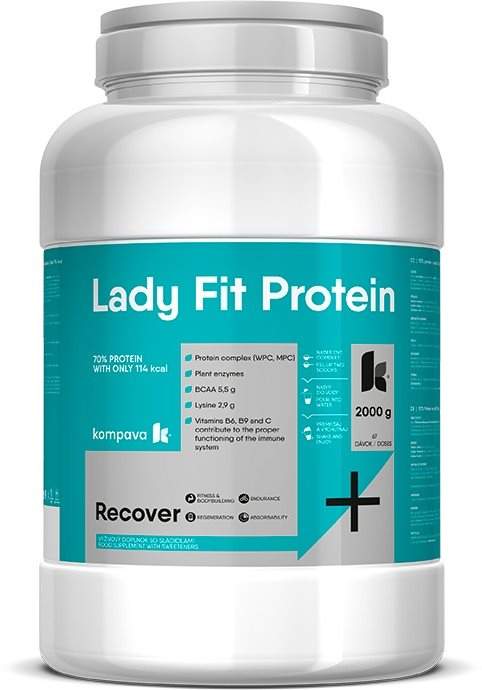 Kompava LadyFit 2000g, vanilka-smetana