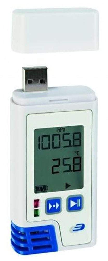 TFA Dostmann TFA 31.1059.02; LOG220; USB Datalogger s displejem pro měření teploty, vlhkosti a tlaku s PDF výstupem