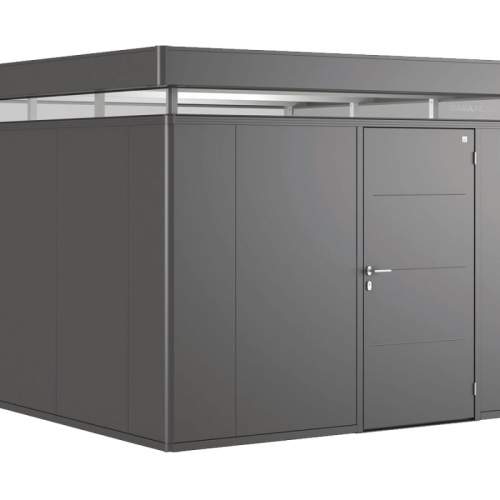 Biohort Plechový zahradní domek CasaNova 3 x 5 tmavě šedá, 530 x 330 cm, L