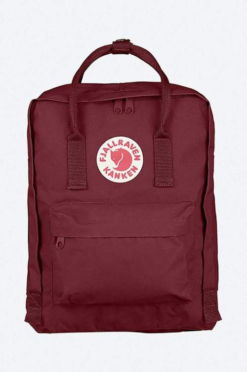 Fjallraven Kanken červená barva, velký s aplikací F23510.326-326