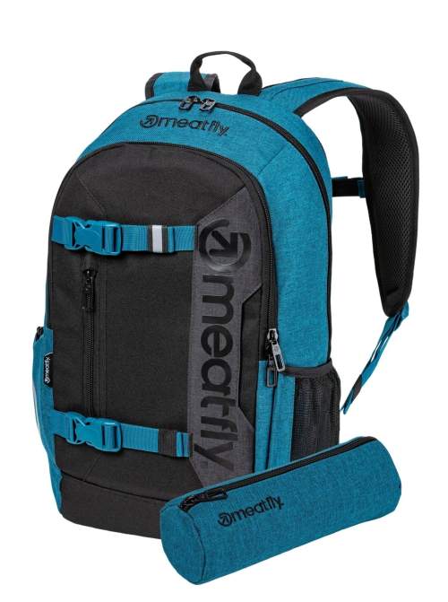 Meatfly batoh Basejumper Petrol Heather / Black 22 L
