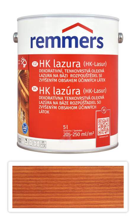 REMMERS HK ochranná lazura na dřevo pro exteriér 5 l Teak