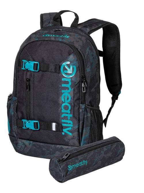 Meatfly Basejumper Petrol Mossy/Black 22 L